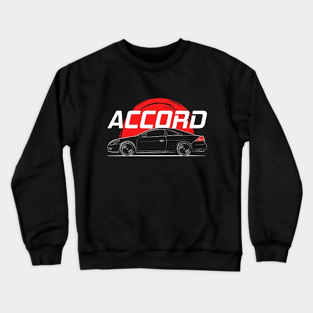 Accord Coupe 7gen JDM Crewneck Sweatshirt by GoldenTuners